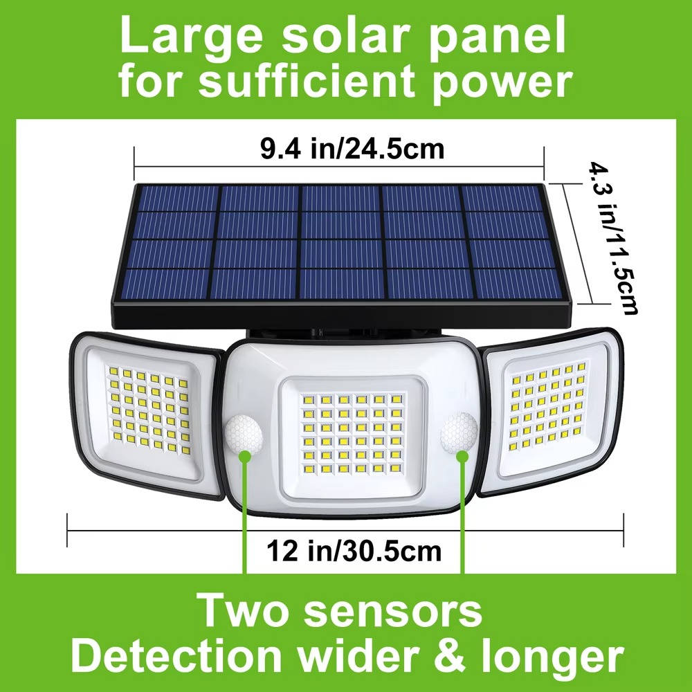 Illuminate Your Space: Solar Motion-Activated Flood Lights