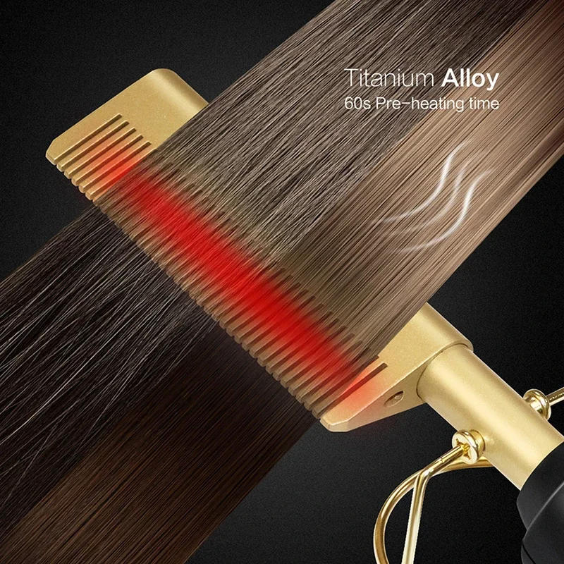 SleekStyle Pro Hot Comb for Thick and Coarse Hair