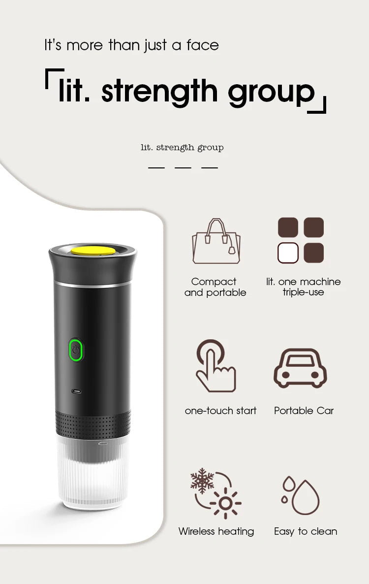 On-the-Go Coffee Brewer: Espresso Maker for Every Adventure