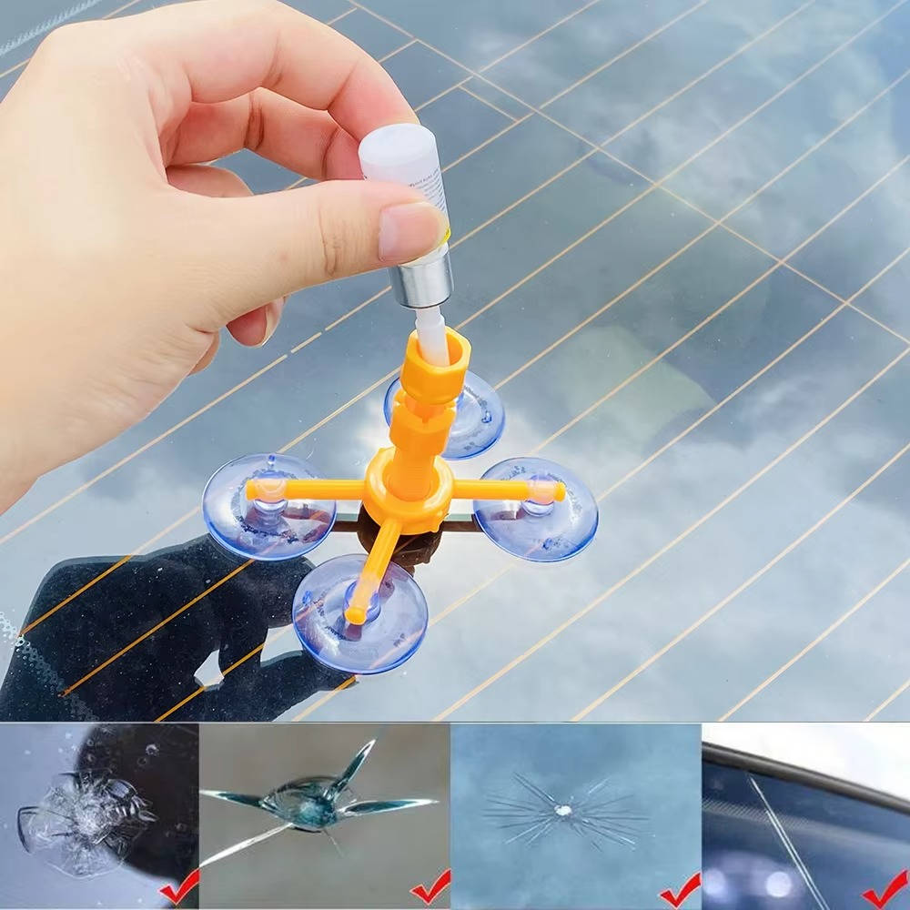 Windshield Crack Fixing Kit for DIY Repairs