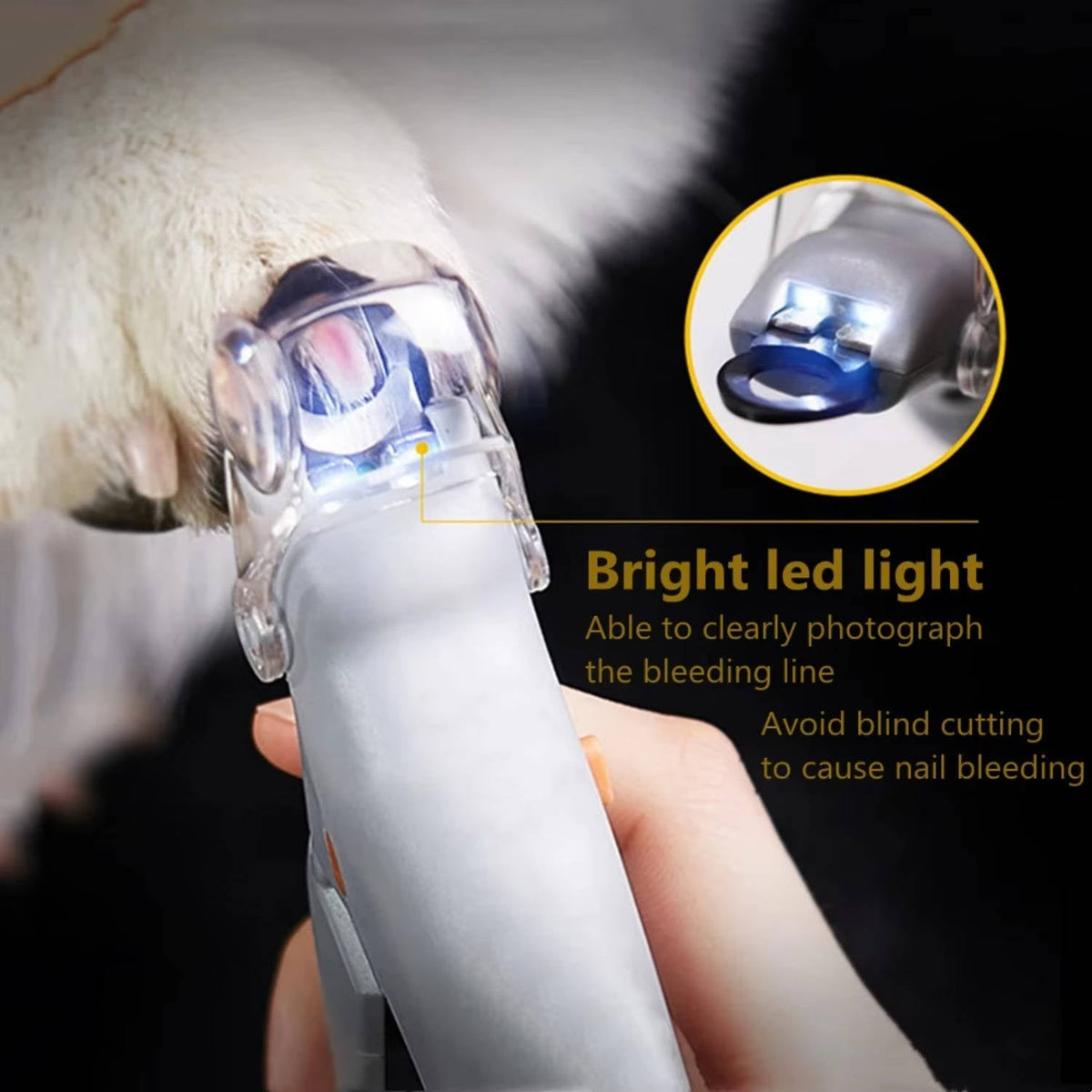 BrightView Pet Nail Clipper for Safe Grooming