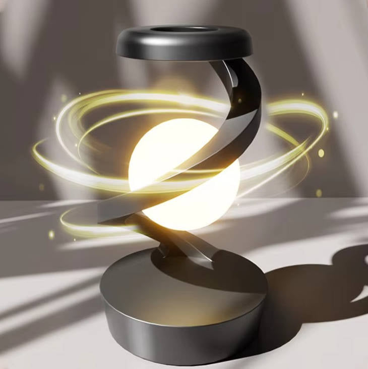Floating Lunar Lamp with Gesture Control & Charging Base