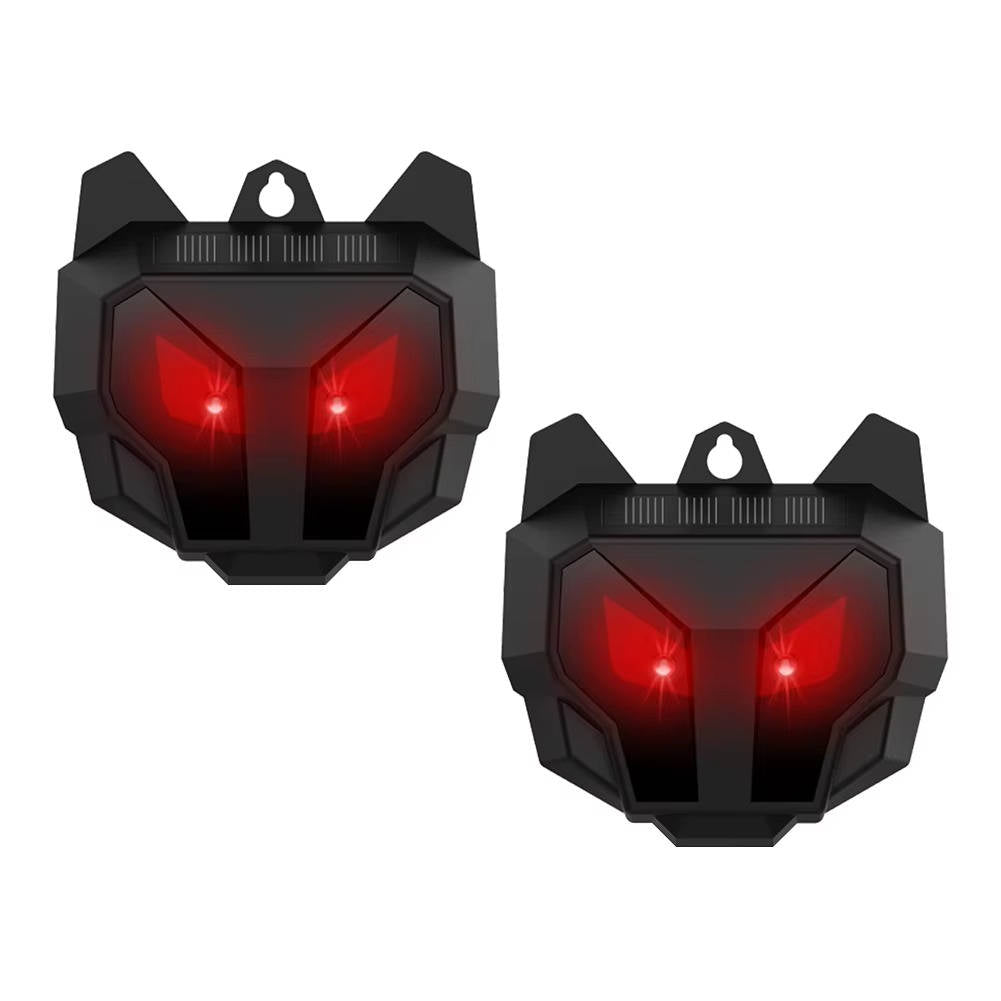 2-Pack Eco-Friendly Solar Ultrasonic Pest Deterrent
