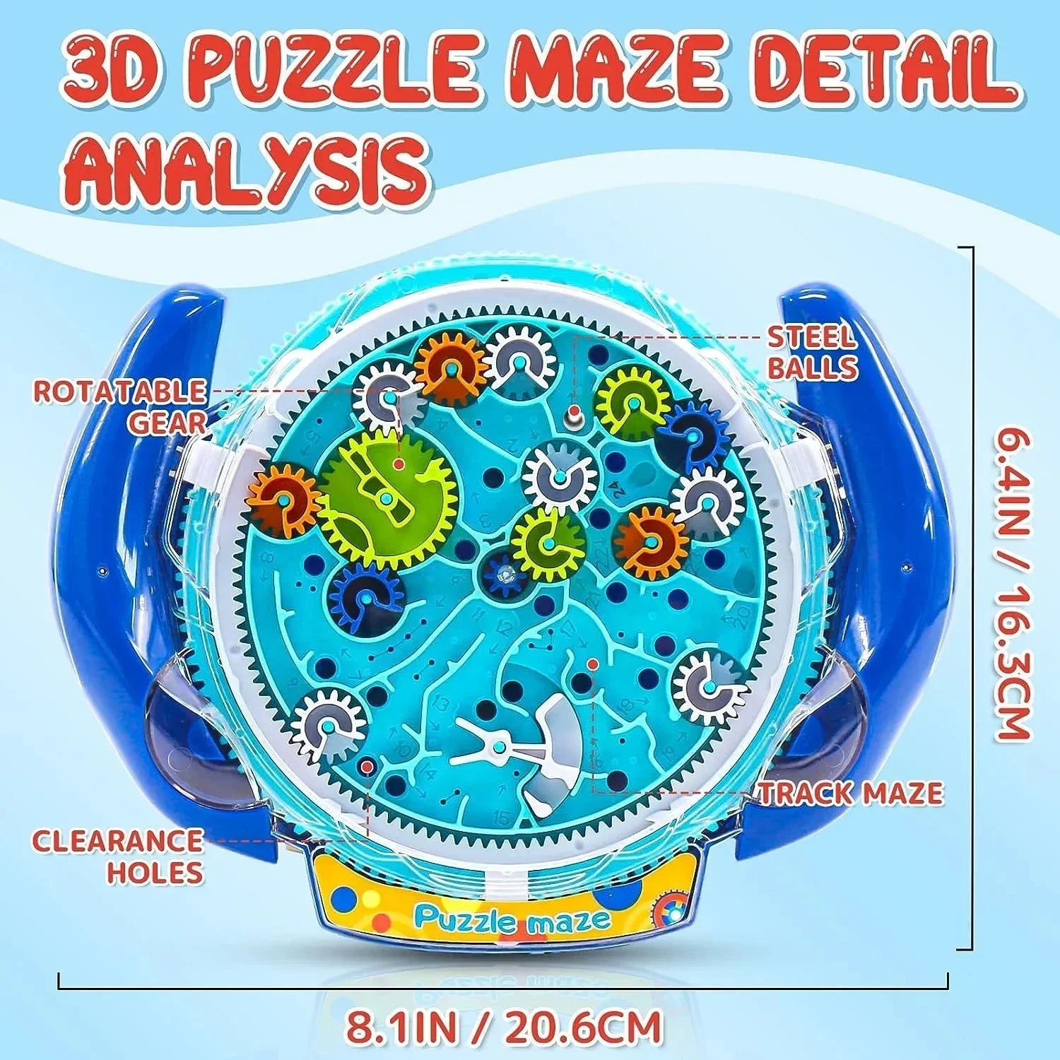 Engaging 3D Maze Puzzle - Stimulating Learning Toy for All Ages