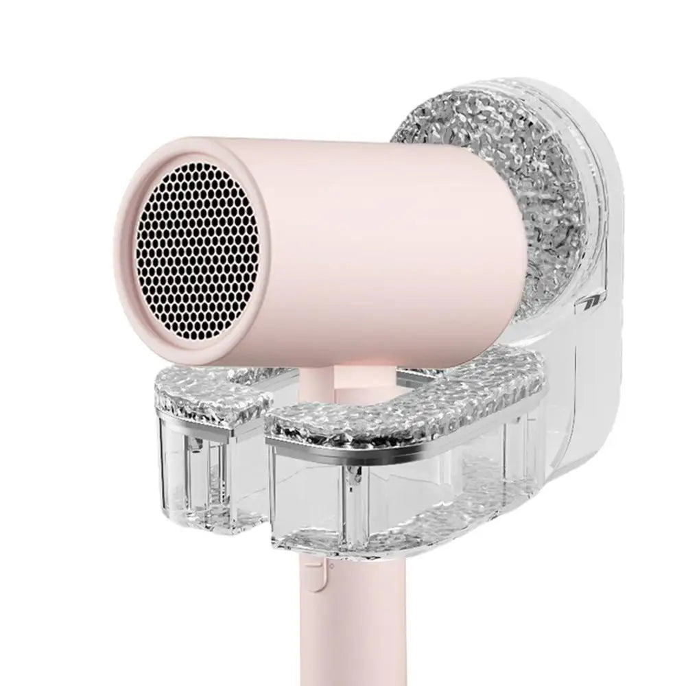 Suction Cup Mounted Hair Dryer Organizer for Easy Access