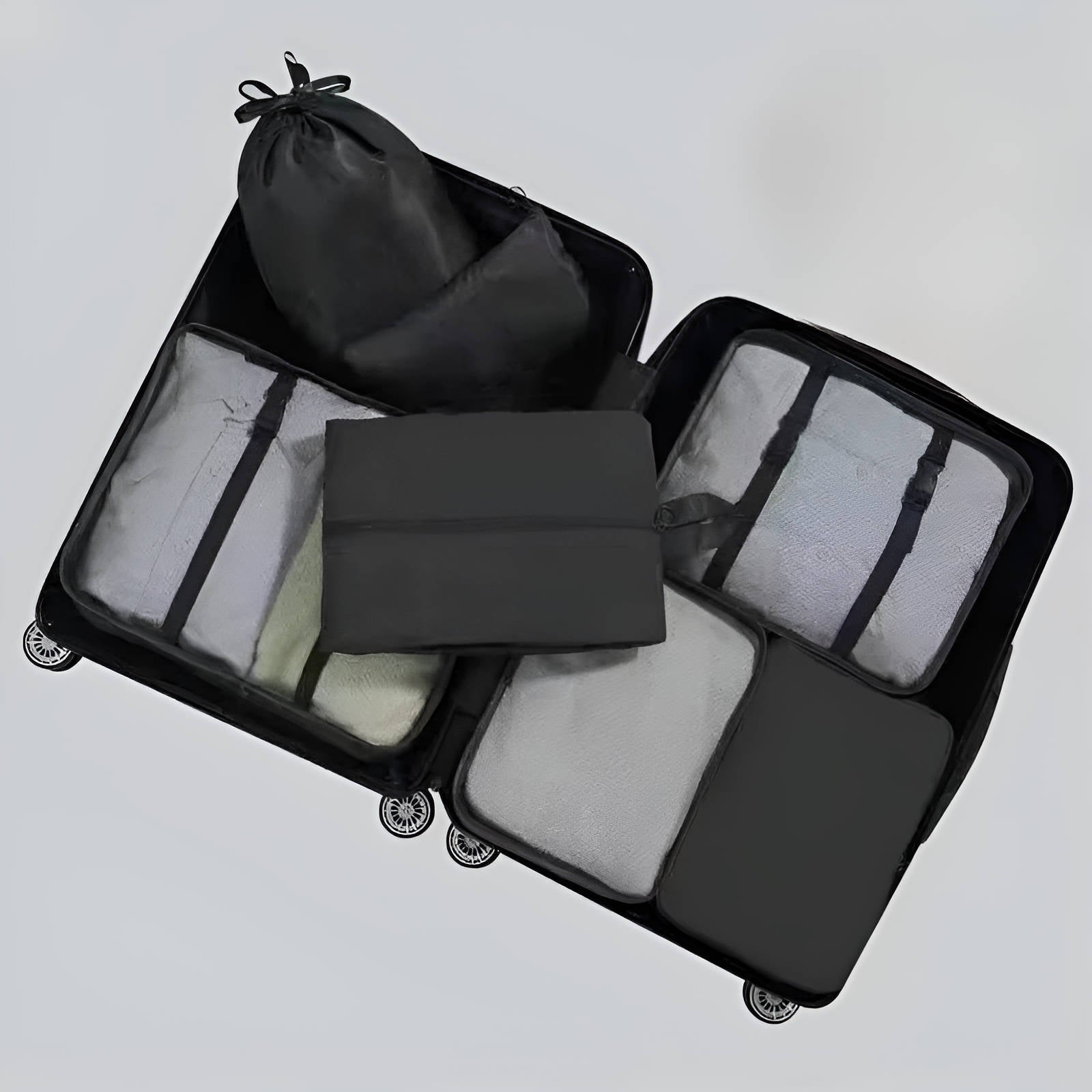 Ultimate Travel Storage Set with 7 Versatile Cubes