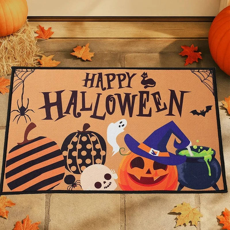 Spooky Welcome Mat for Seasonal Festivities