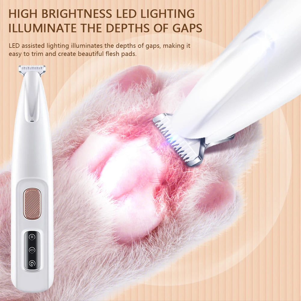 Compact Pet Grooming Clipper for Paws and Coats