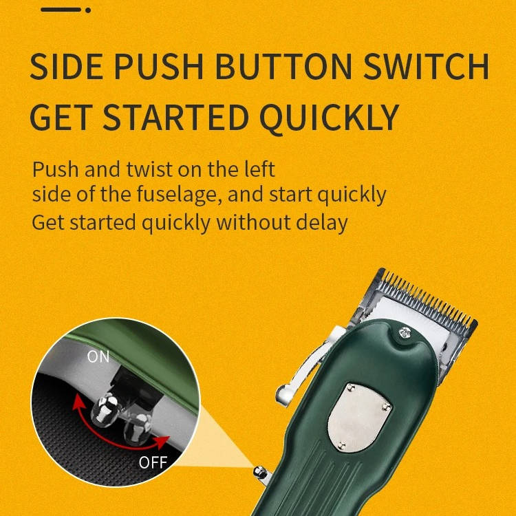 All-Metal Rechargeable Pet Clipper for Effortless Grooming