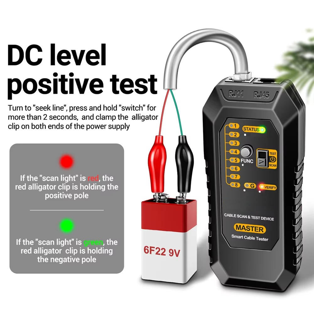 Precision Cable Tracer with LED Guidance