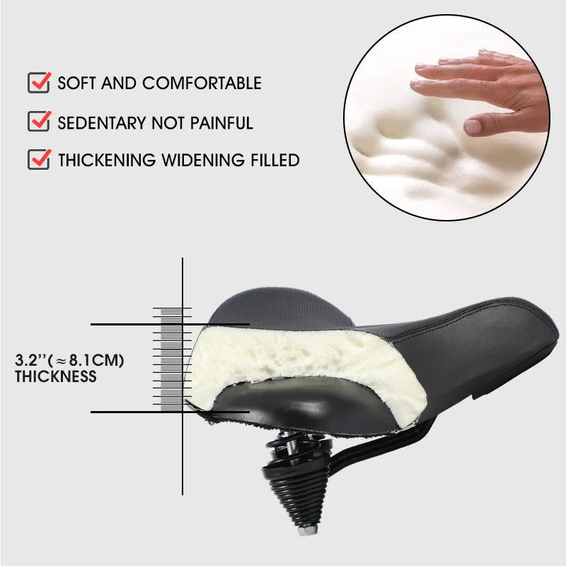 Ultimate Comfort Bicycle Seat for Extended Journeys