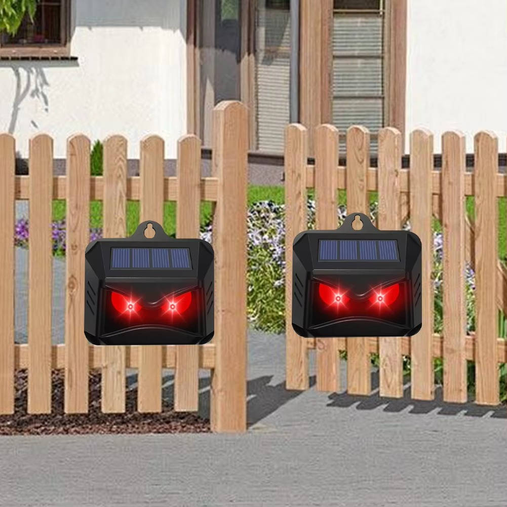 2-Pack Eco-Friendly Solar Ultrasonic Pest Deterrent