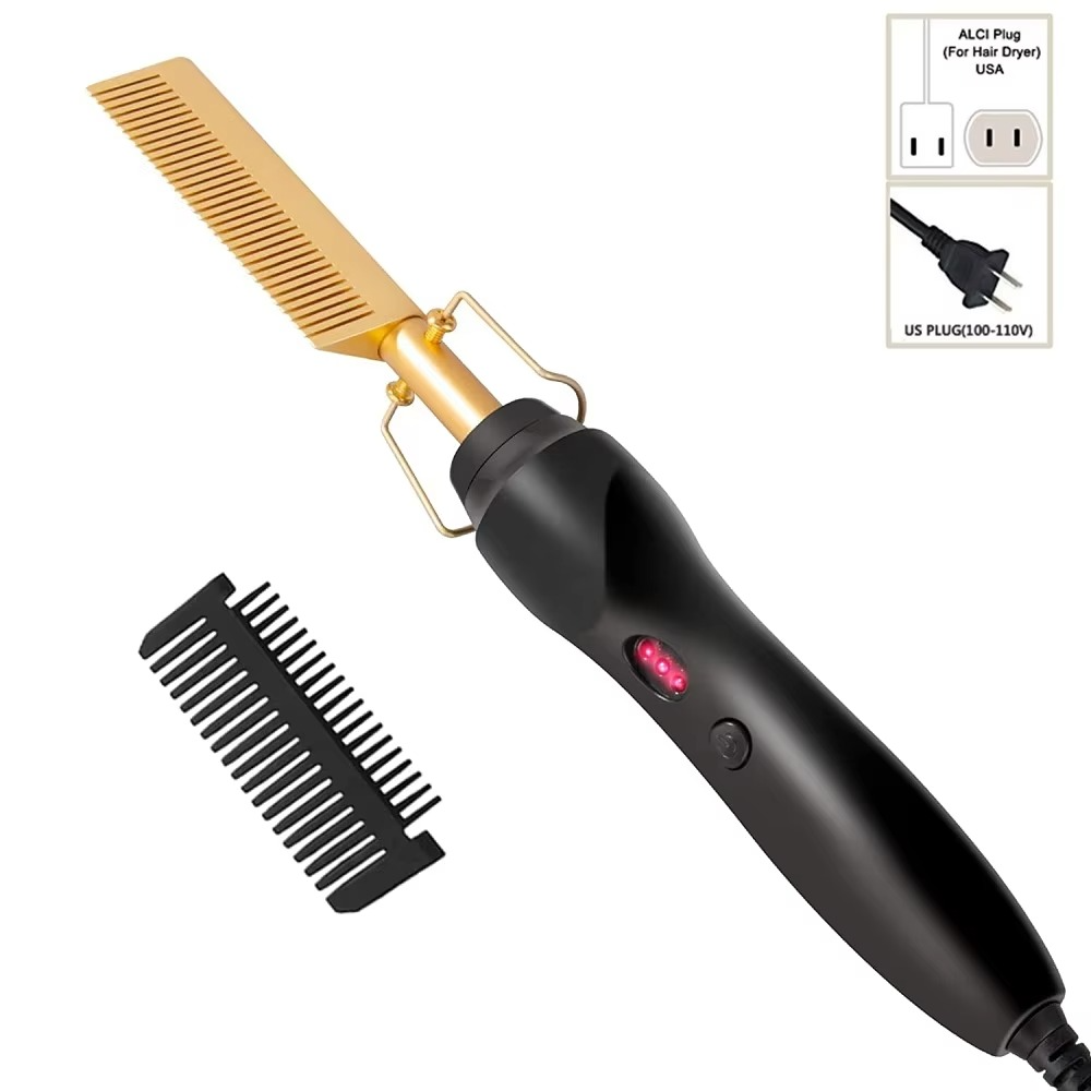 SleekStyle Pro Hot Comb for Thick and Coarse Hair