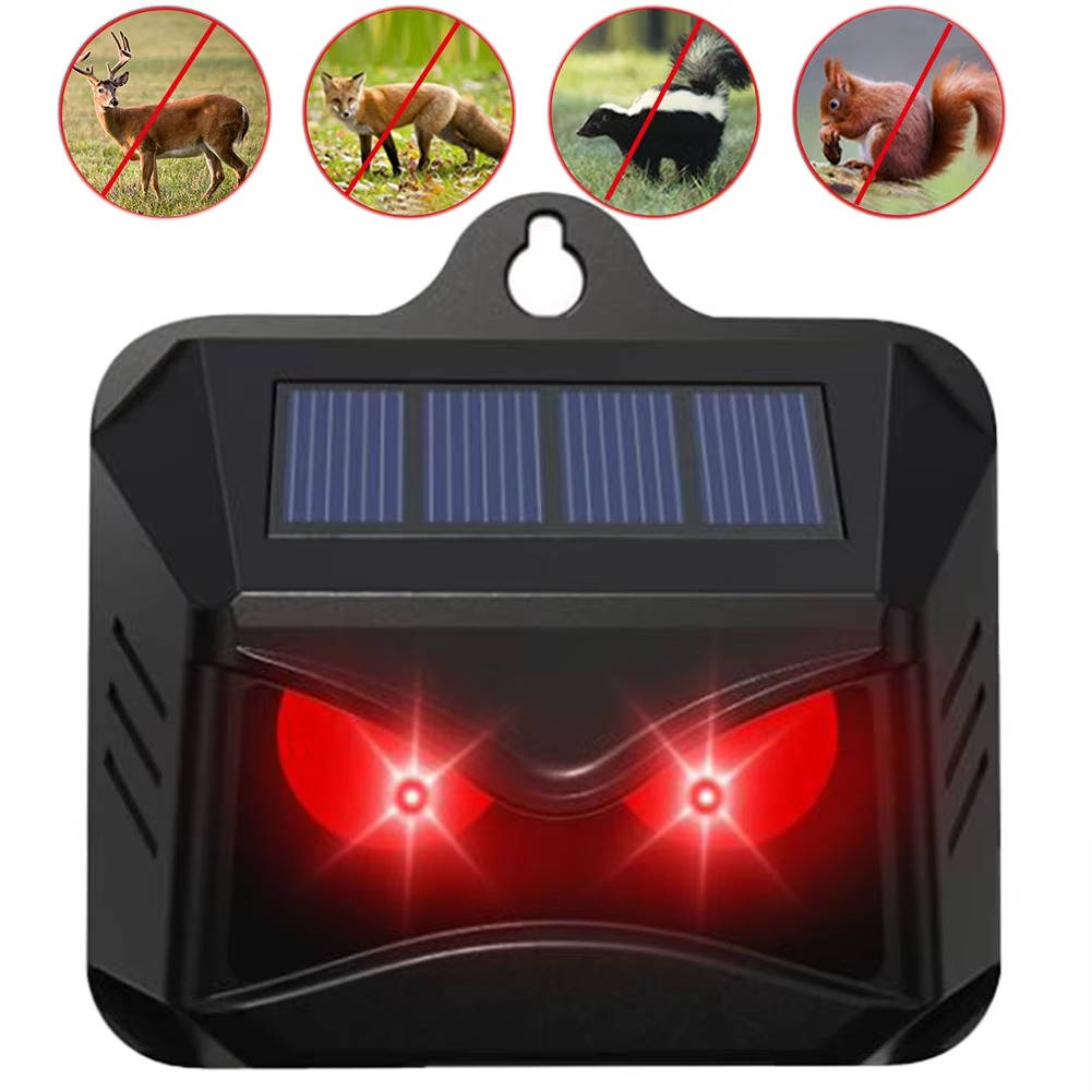 2-Pack Eco-Friendly Solar Ultrasonic Pest Deterrent