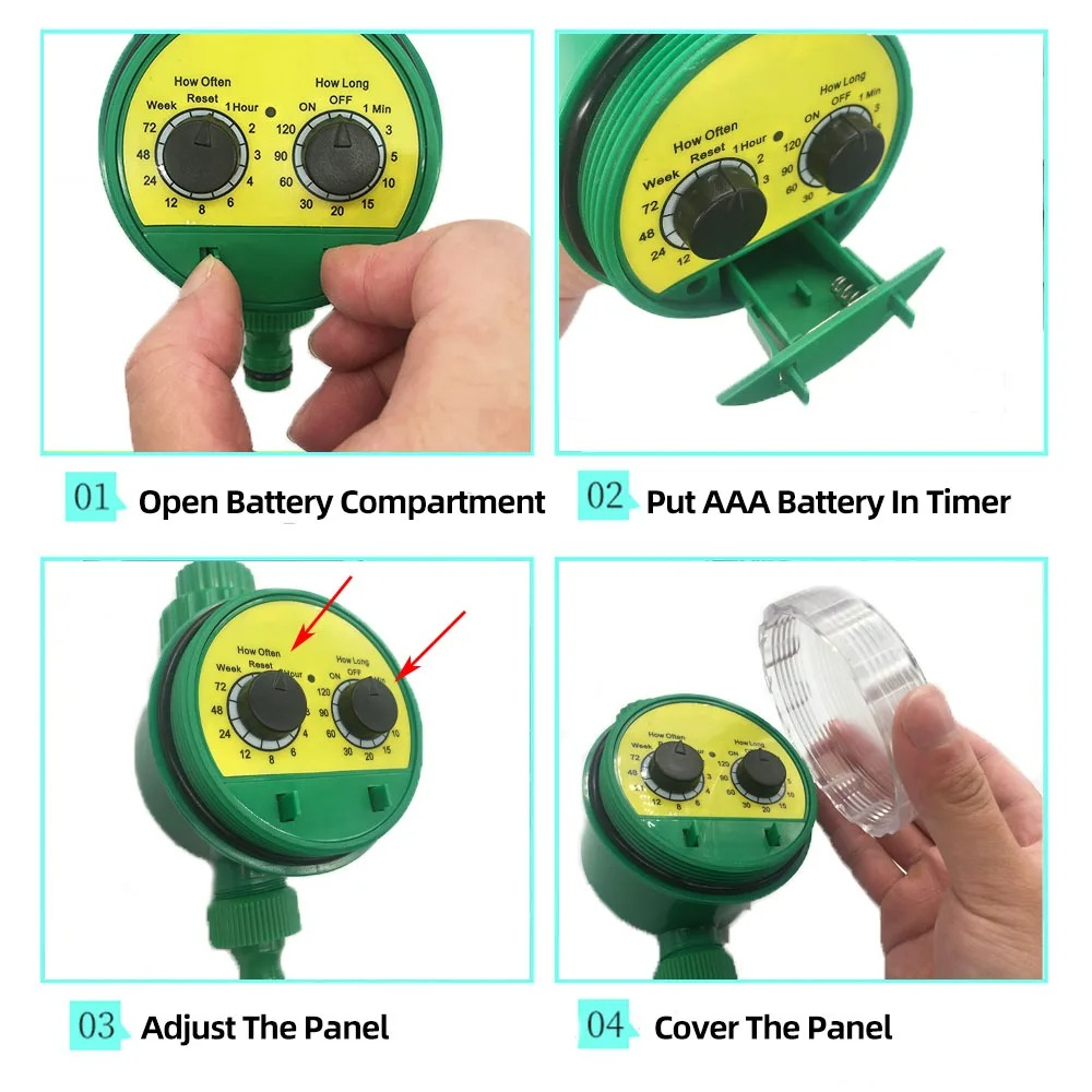 Smart Drip Watering System with Programmable Timer