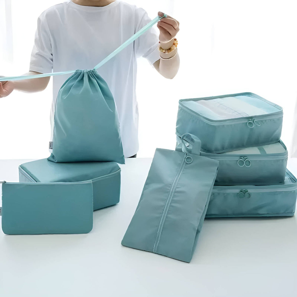 Ultimate Travel Storage Set with 7 Versatile Cubes
