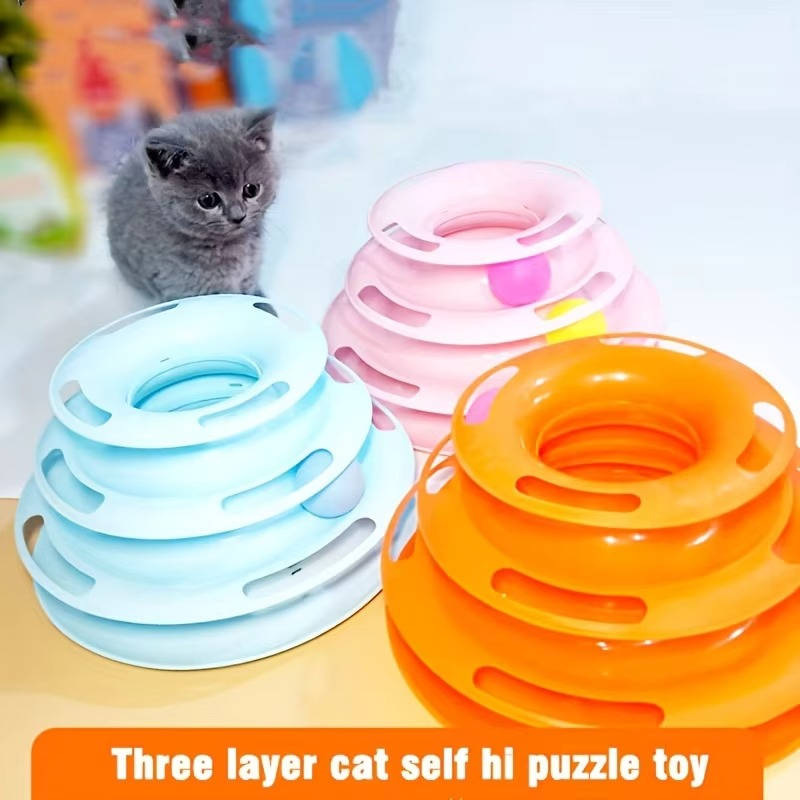 Exciting Multi-Level Cat Play Station