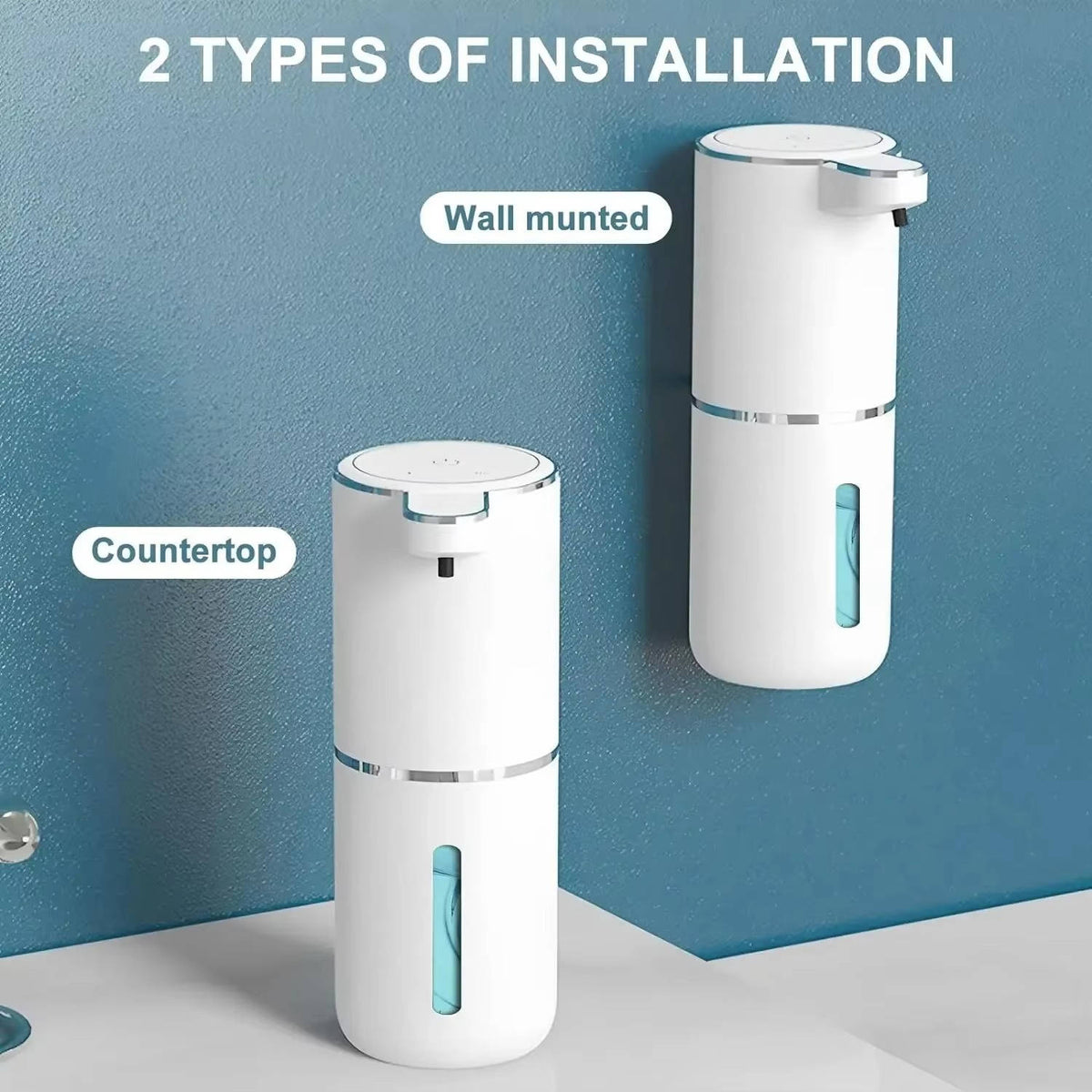 Touch-Free Foam Soap Dispenser with USB Charging