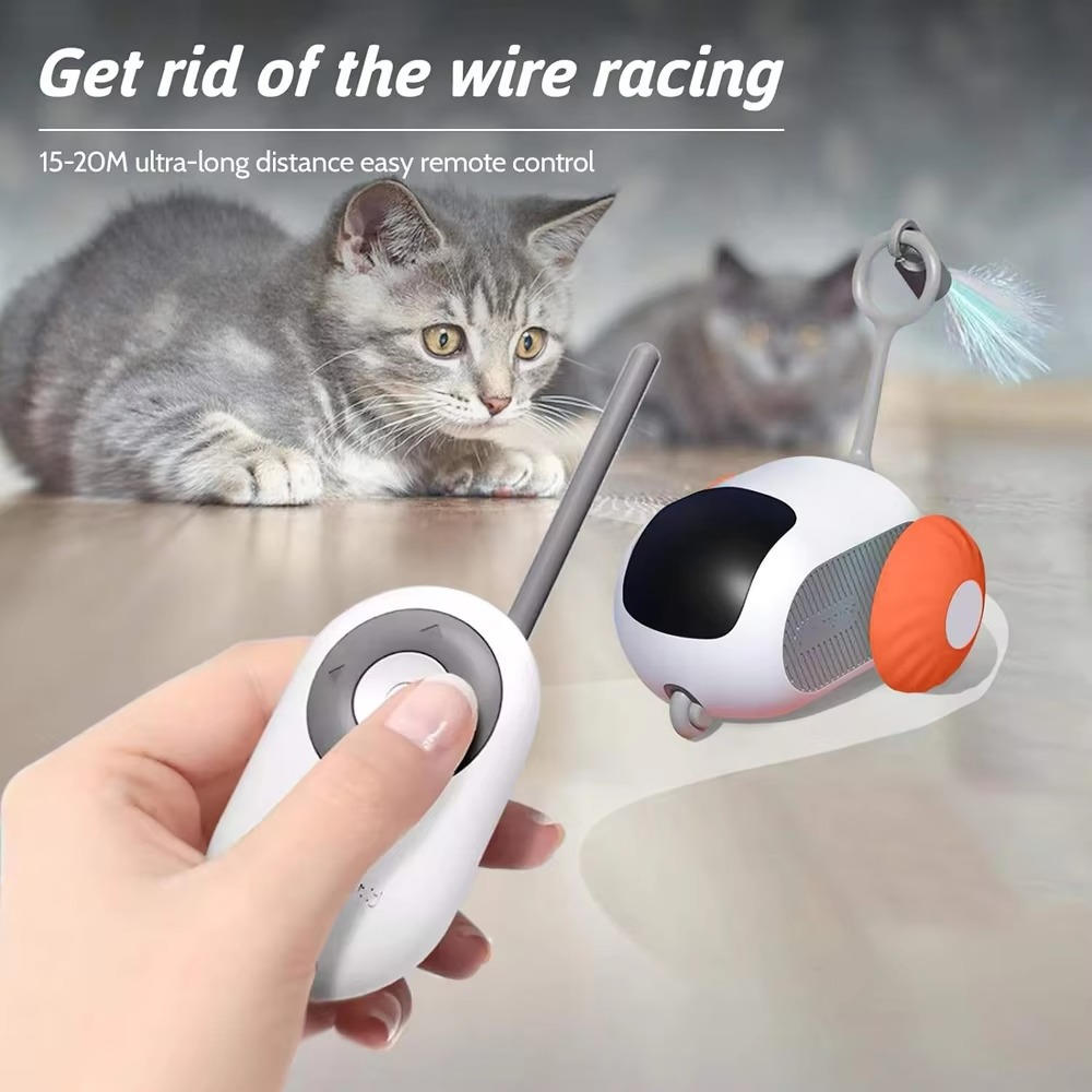 Interactive Remote-Controlled Cat Playmate