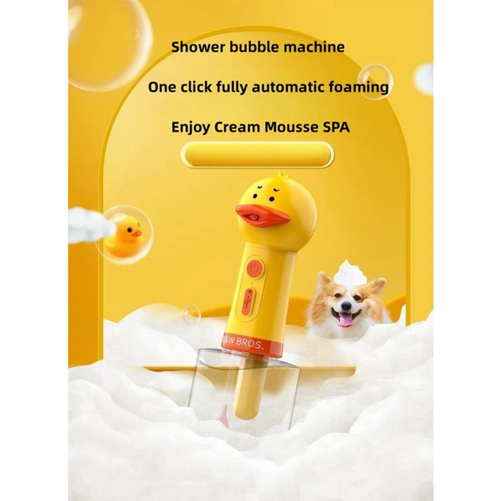 Effortless Pet Bathing Foam Dispenser for Dogs