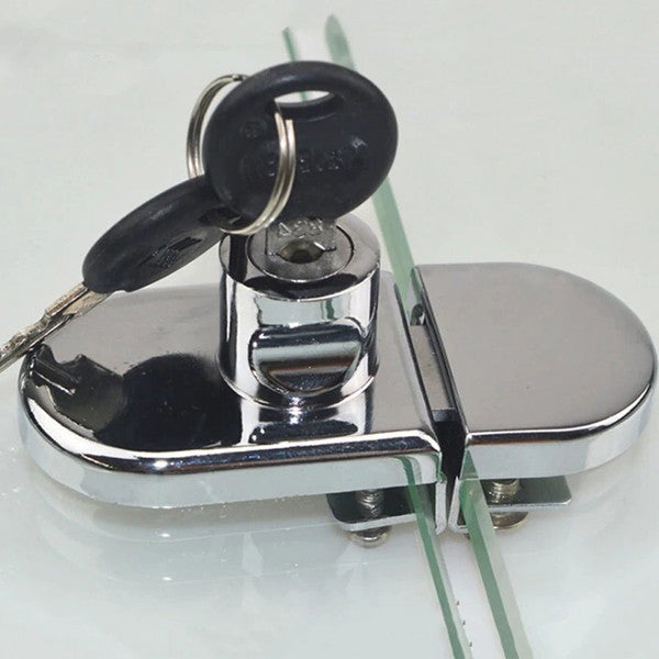 Secure Glass Locking System for Furniture