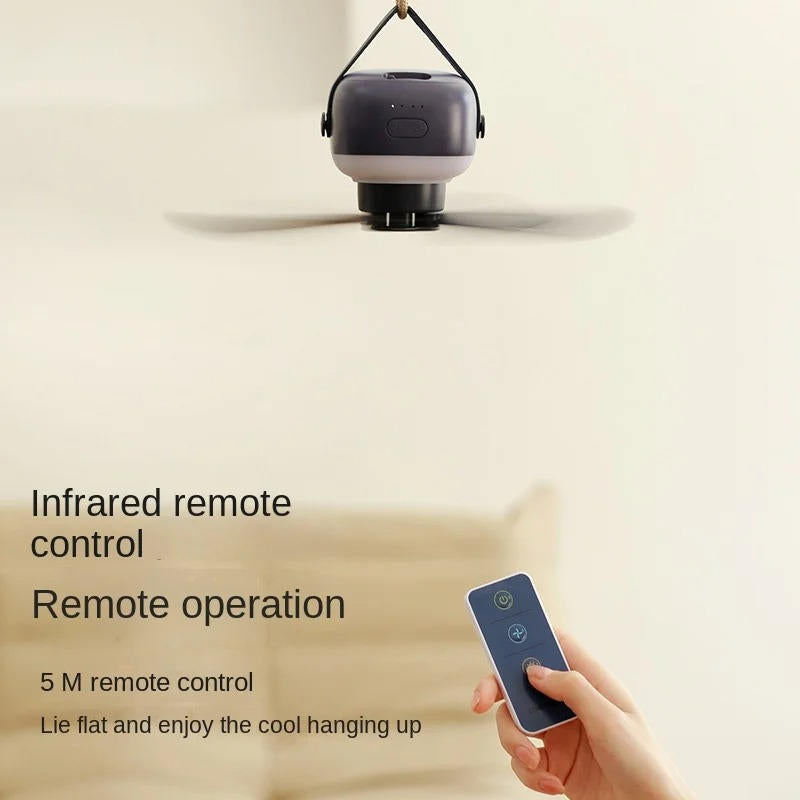 Portable Smart Ceiling Fan with Remote Control