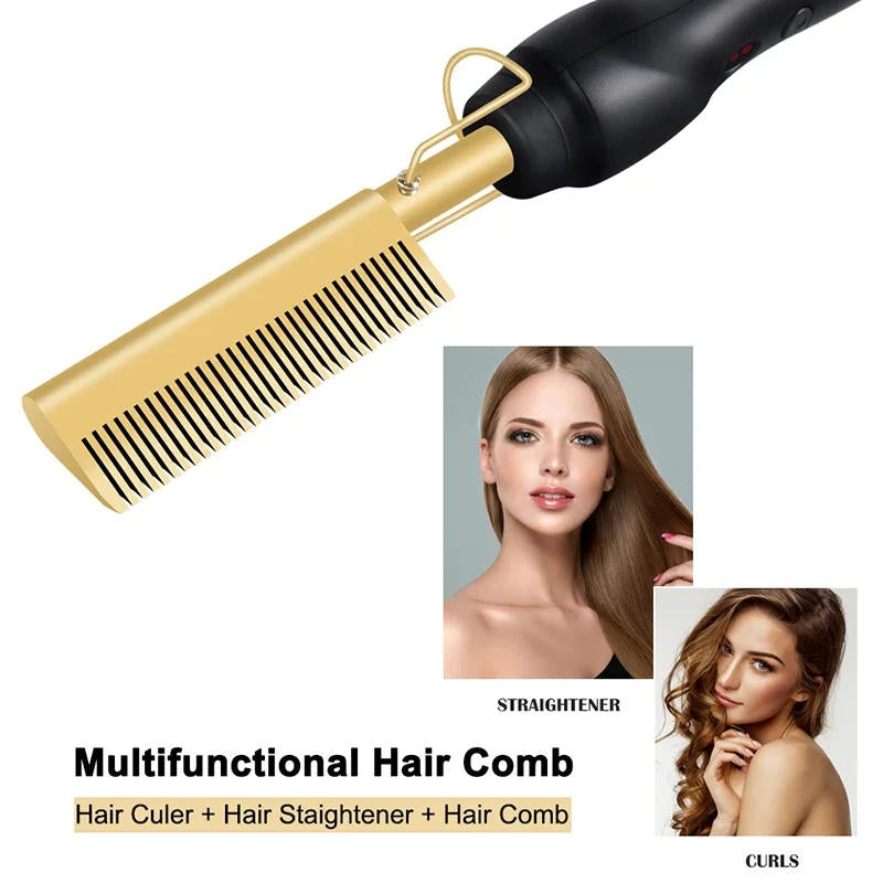 SleekStyle Pro Hot Comb for Thick and Coarse Hair