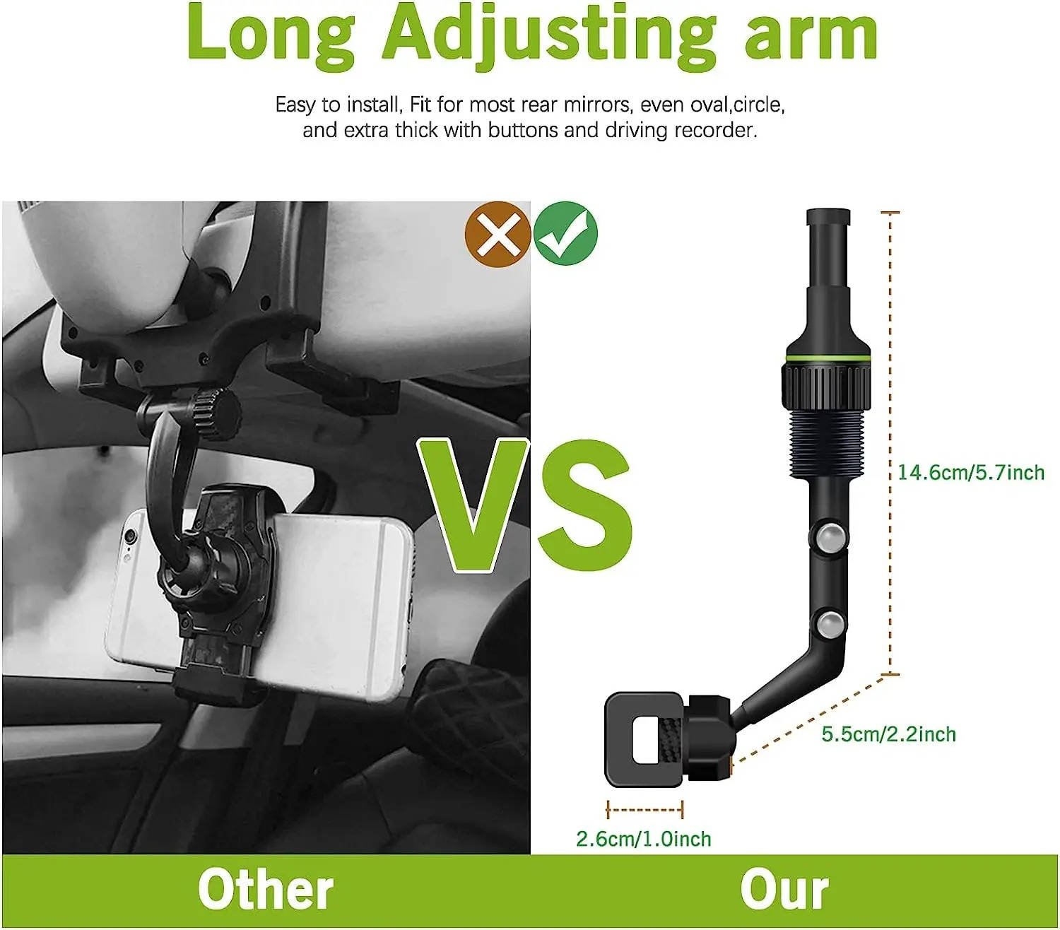 Versatile Car Phone Mount for Hands-Free Convenience