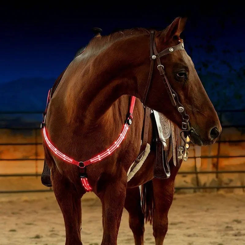 Illuminate Your Ride: Rechargeable LED Horse Safety Harness
