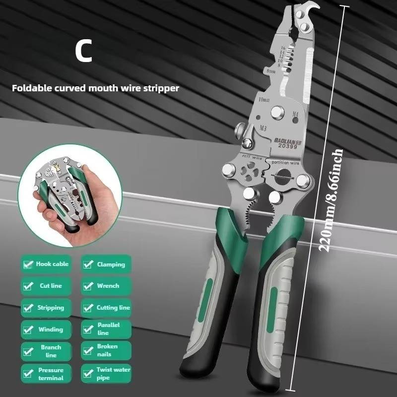 18-in-1 Precision Wire Stripper and Tool Set