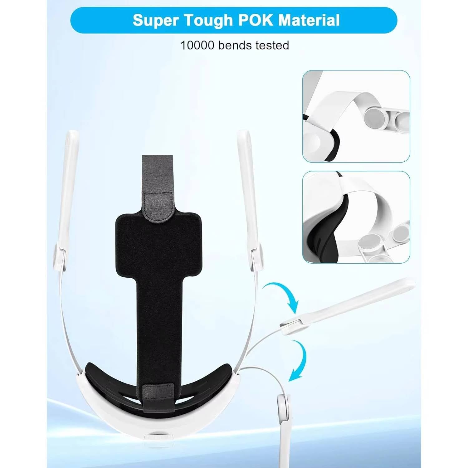 Comfort-First VR Head Harness with Quick Adjust Features