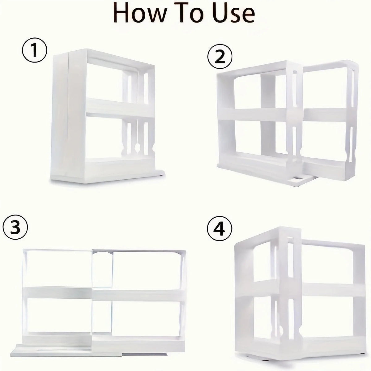 Stylish Kitchen Spice Carousel for Easy Access