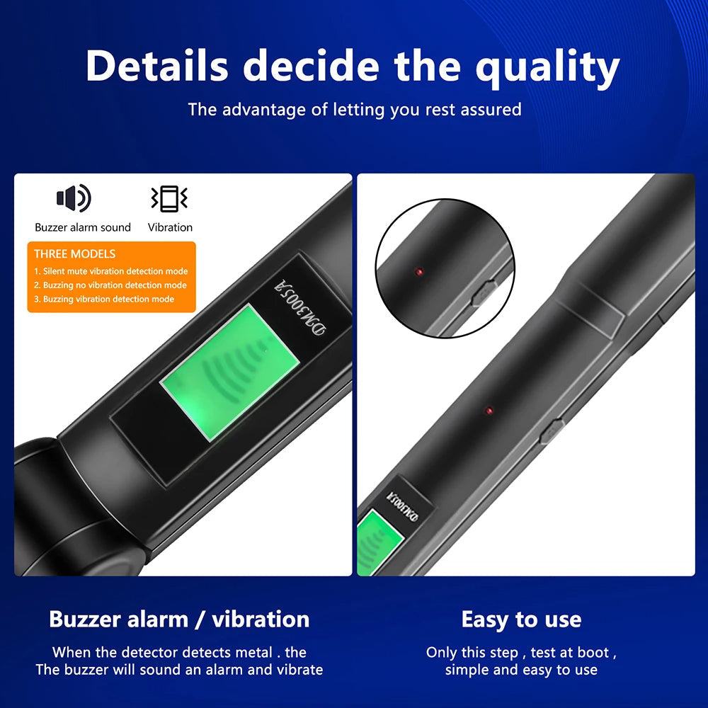 Precision Handheld Metal Finder for Security and Treasure Hunting
