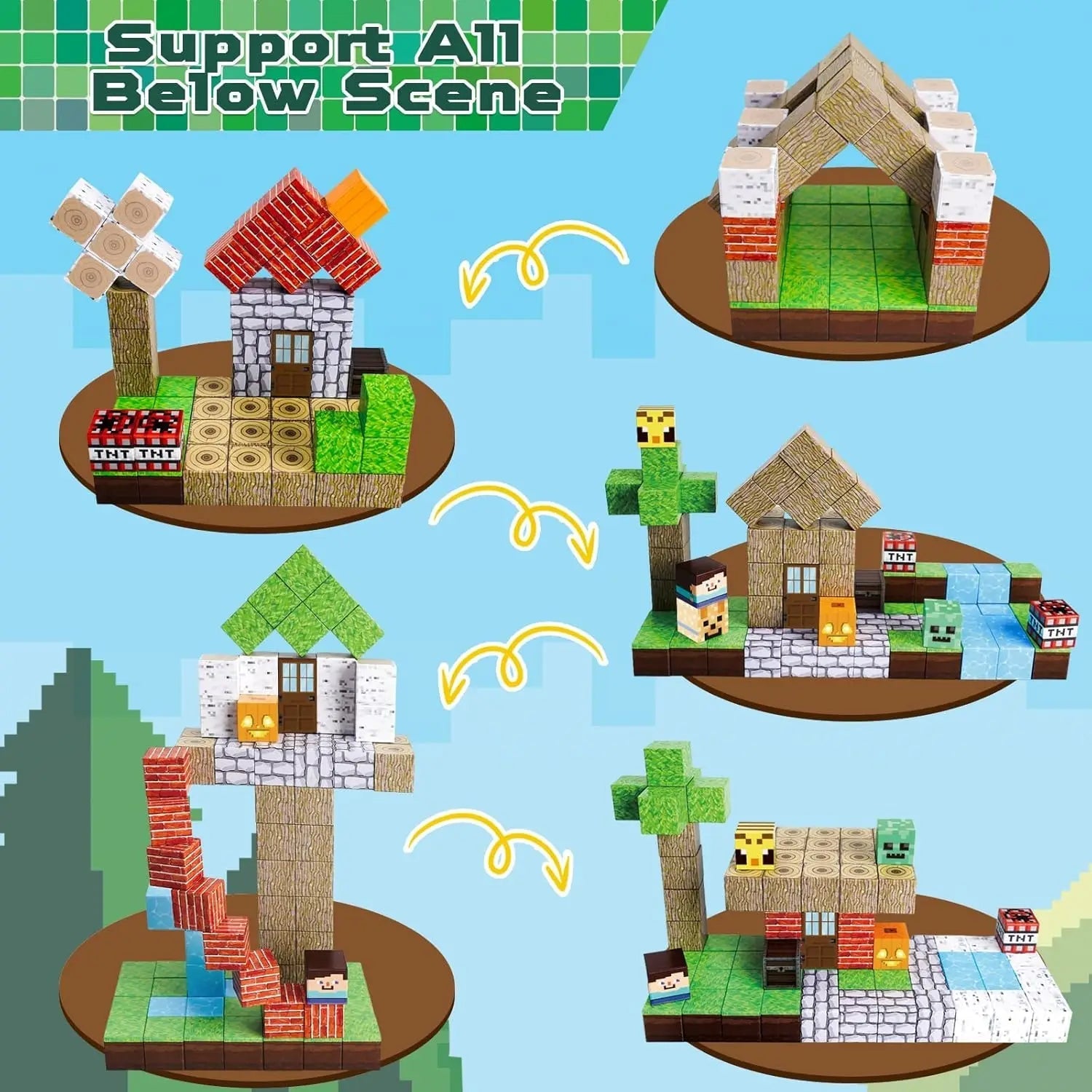 Innovative Magnetic Construction Set | 100-Piece Educational Toy