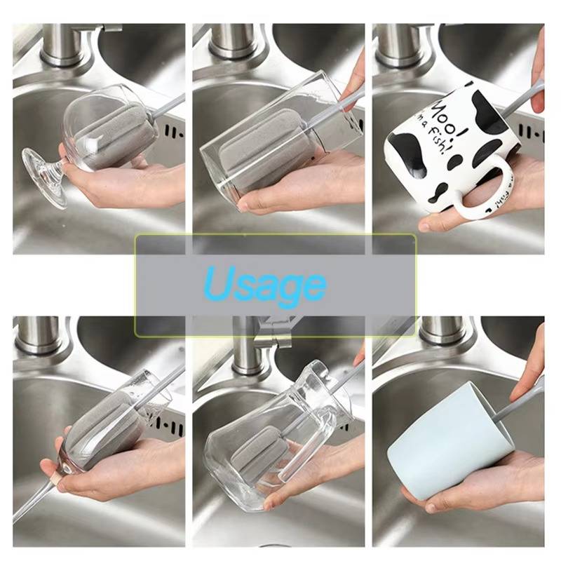 Ultimate Bottle Scrubber with Flexible Reach
