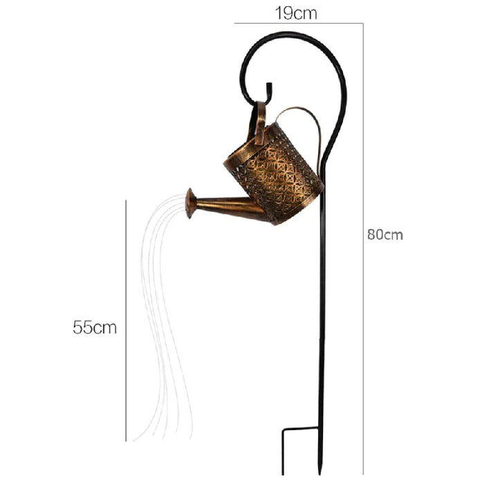 Charming Solar-Powered Garden Light with Rain Sound Feature