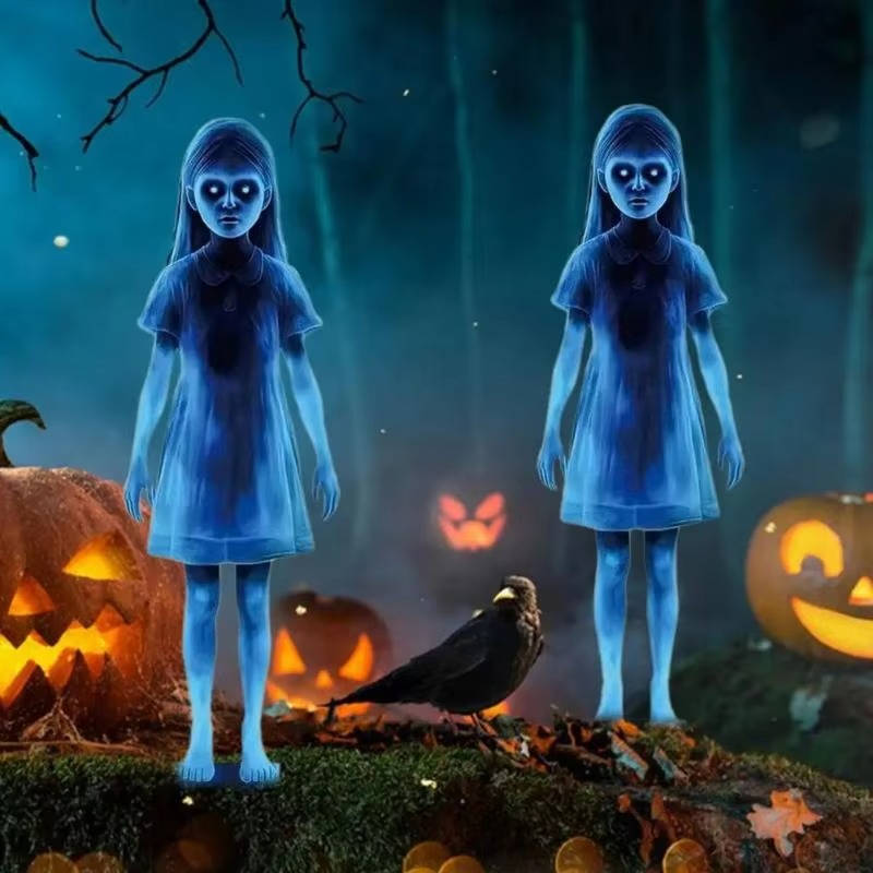 Creepy Spirit Yard Stakes for Spooktacular Halloween Decor