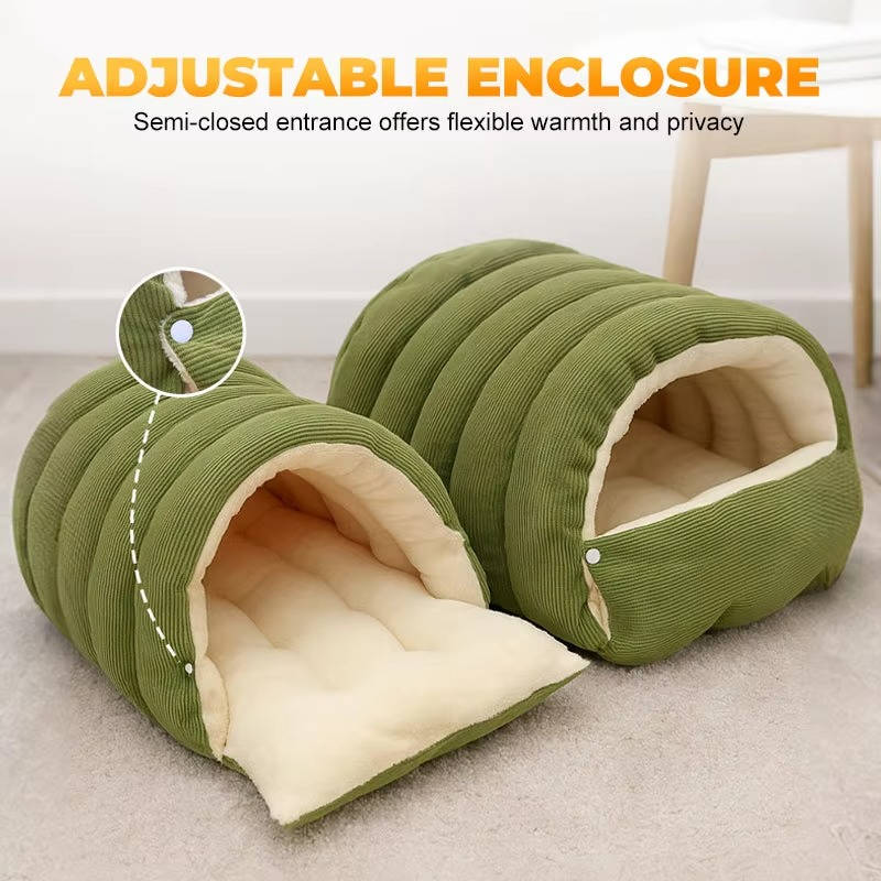 Cozy Hideaway Cat Tent with Washable Cover