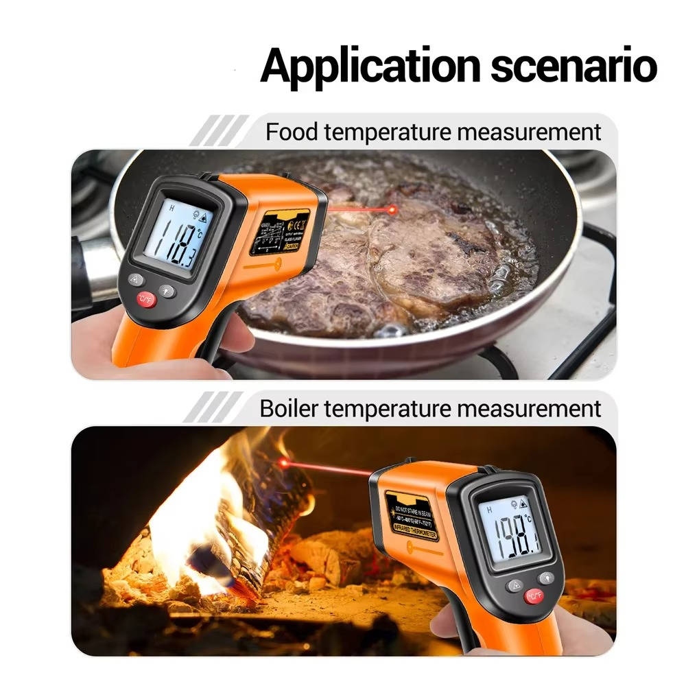 Precision Infrared Temperature Gun for Effortless Cooking