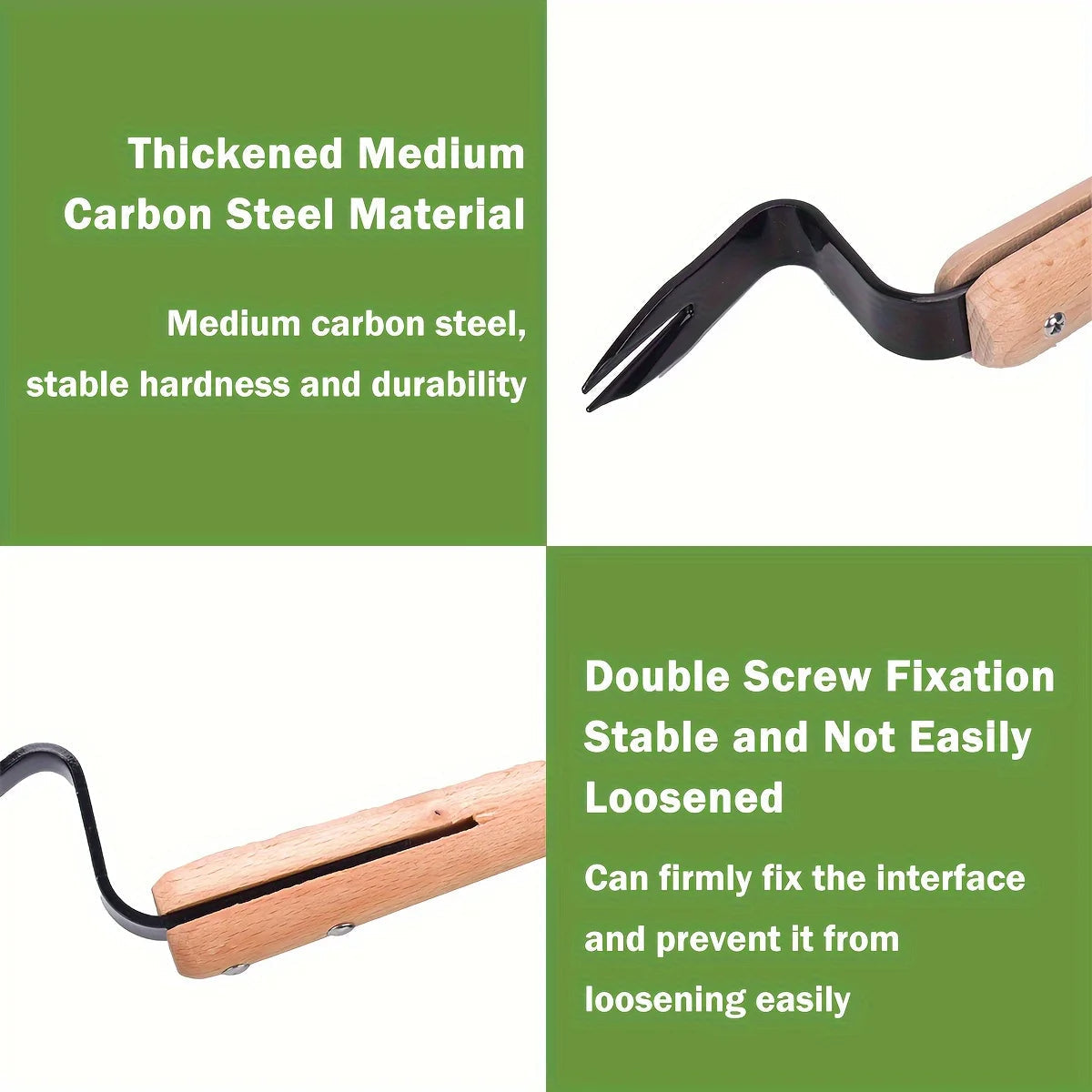 Durable Garden Weed Extractor with Comfortable Grip