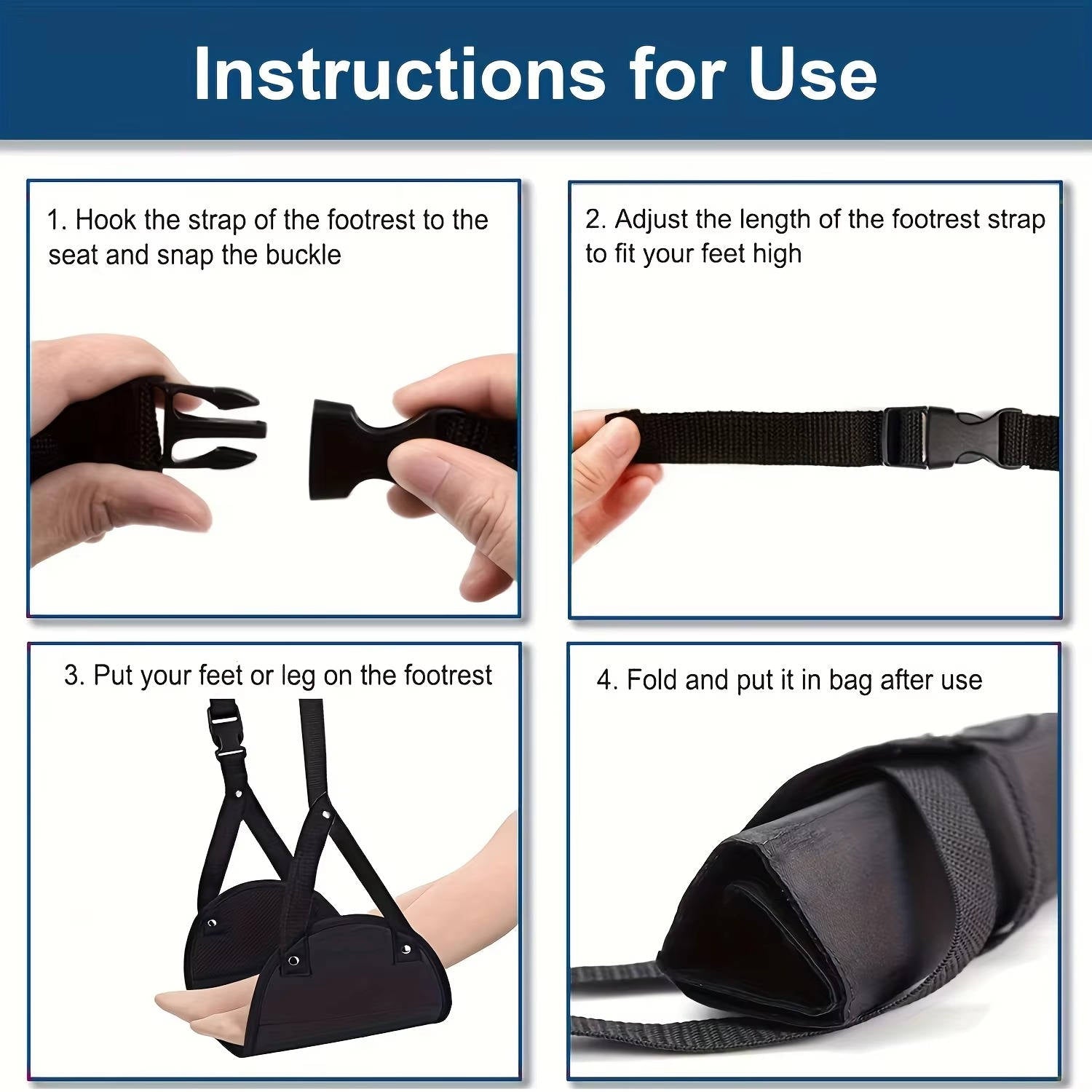 Travel Comfort Foot Rest Set