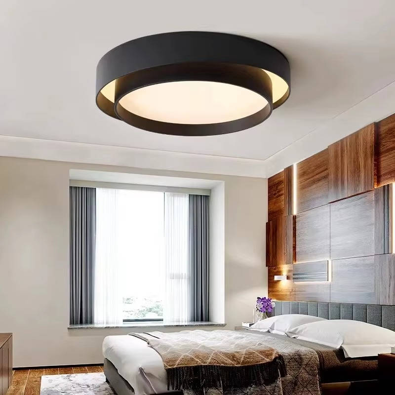 Sleek LED Ceiling Fixture for Effortless Ambiance