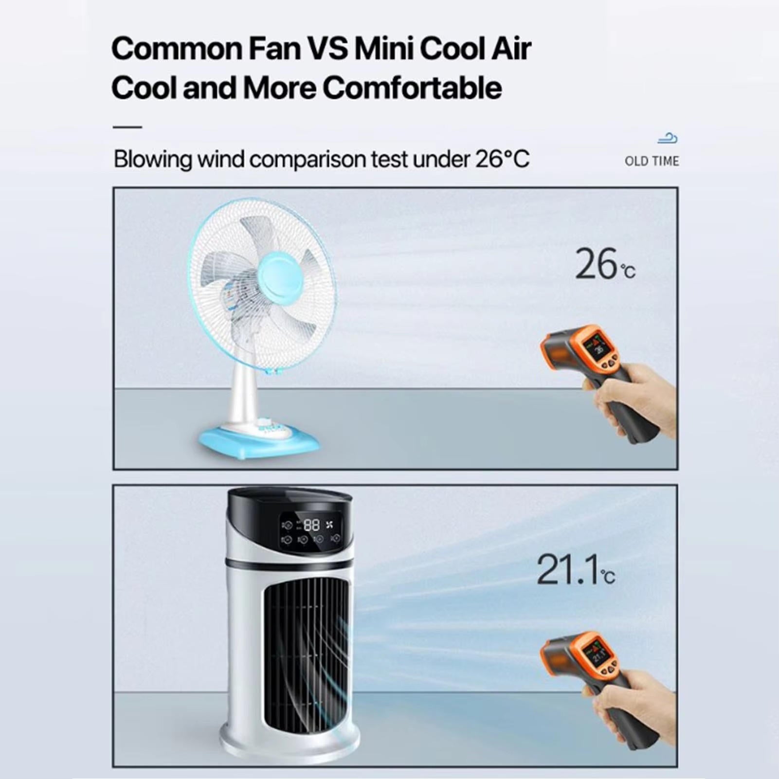 Compact Personal Air Cooler for Instant Comfort