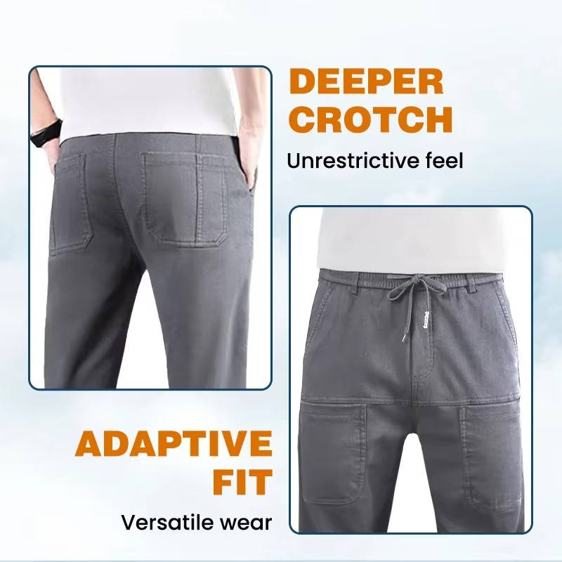 Men's FlexFit Utility Pants with Multiple Pockets
