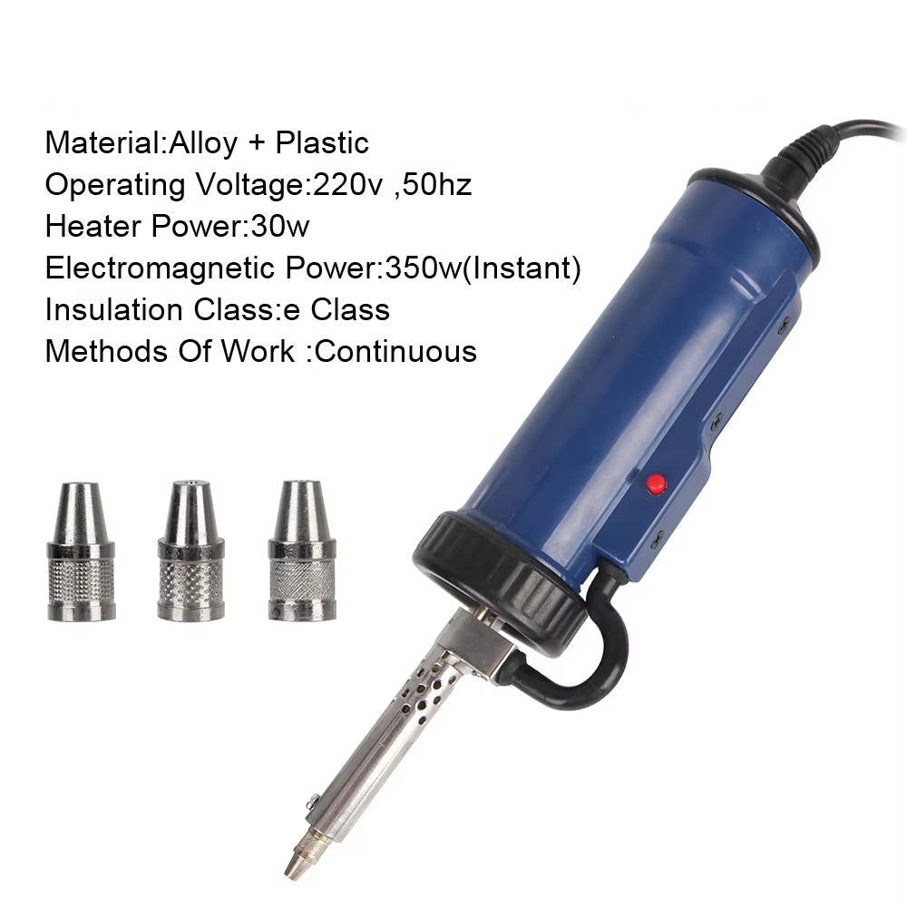 Precision Solder Removal Tool with 3 Customizable Nozzles