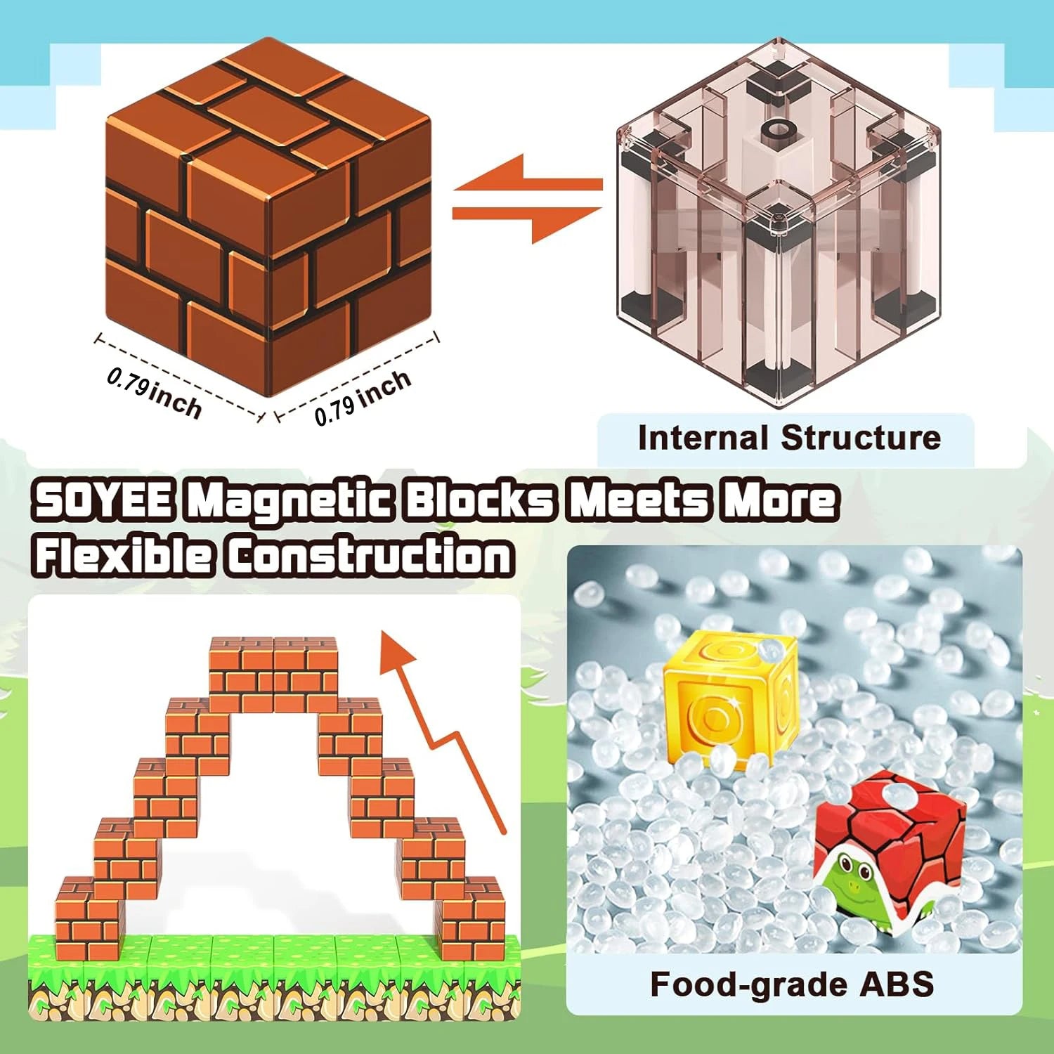 Innovative Magnetic Construction Set | 100-Piece Educational Toy