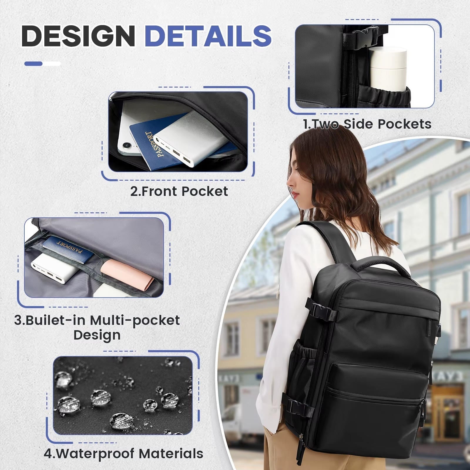Ultimate Compression Travel Backpack for Organized Journeys