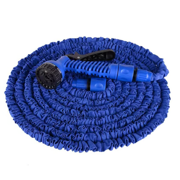 Versatile Expandable Garden Hose with Adjustable Nozzle