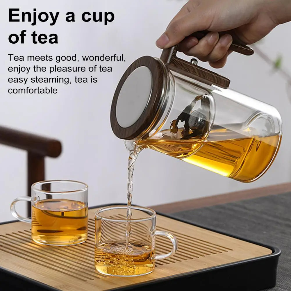 Elegant Glass Teapot with Infuser for Perfect Brewing