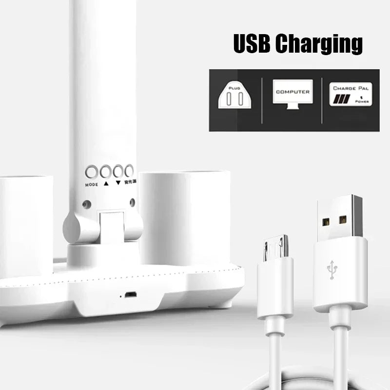 Versatile 3-in-1 Smart Desk Lamp with LED Display